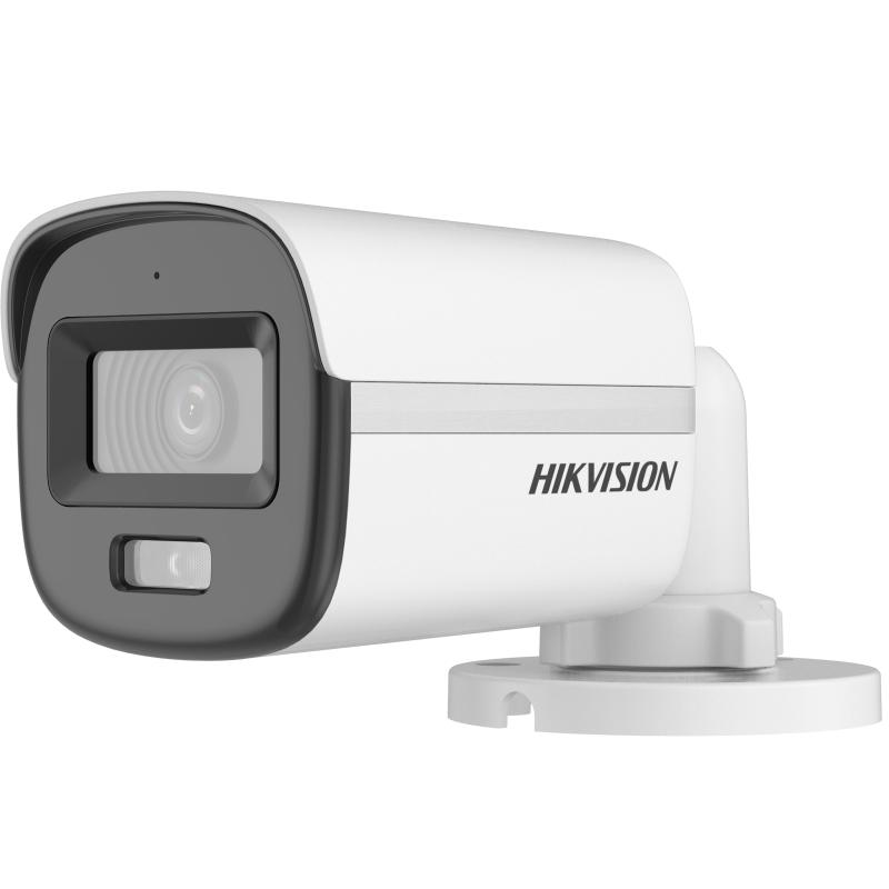 Hikvision DS-2CE10DF0T-LPFS 2 MP Smart Hybrid Light with ColorVu Fixed Mini Bullet Camera