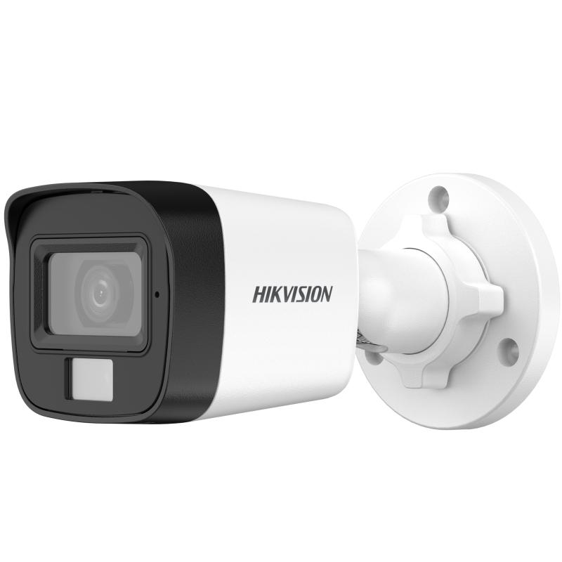 Hikvision DS-2CE16D0T-LPFS 2 MP Smart Hybrid Light Audio Fixed Mini Bullet Camera