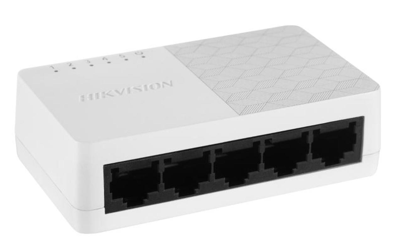 Hikvision DS-3E0105D-O 5-Port Fast Ethernet Unmanaged Desktop Switch