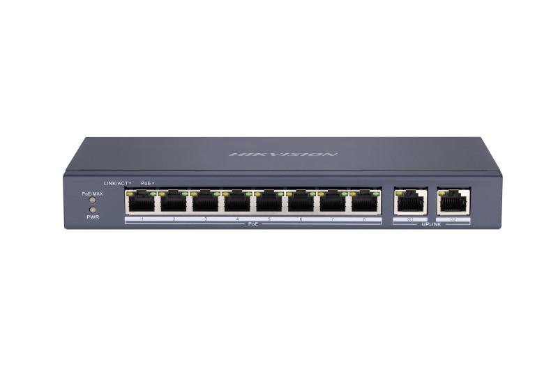 Hikvision DS-3E0310P-E/M 8 Port Fast Ethernet Unmanaged POE Switch