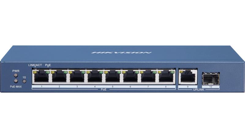 Hikvision DS-3E0510P-E/M 8 Port Gigabit Unmanaged POE Switch
