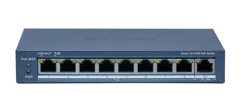 Hikvision DS-3E1309P-EI 8 Port Fast Ethernet Smart POE Switch