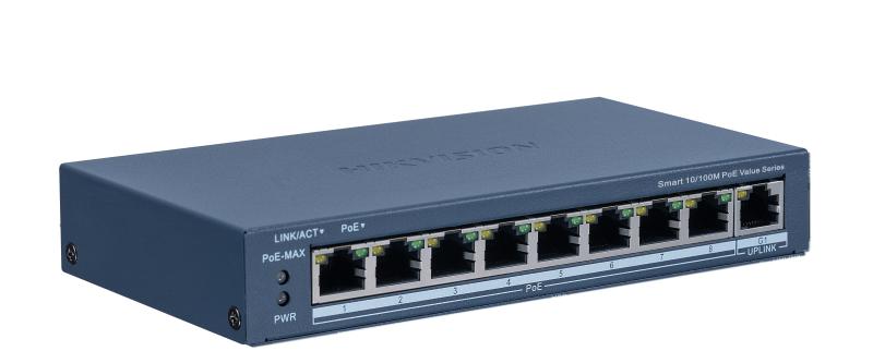 Hikvision DS-3E1309P-EI/M 8 Port Fast Ethernet Smart POE Switch