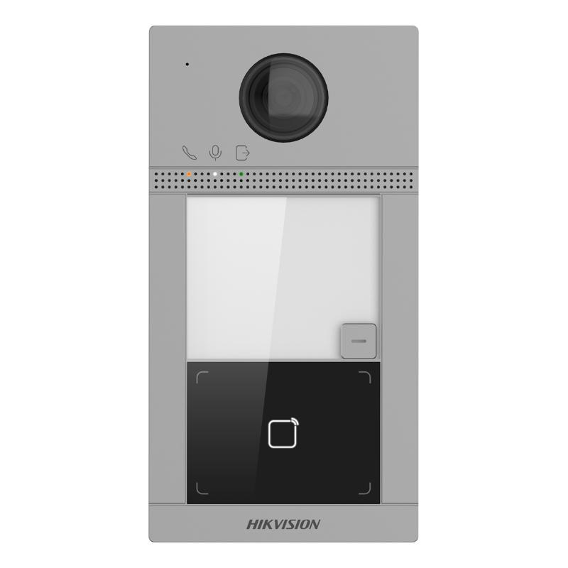 Hikvision DS-KV8113-WME1 1-button metal villa door station.