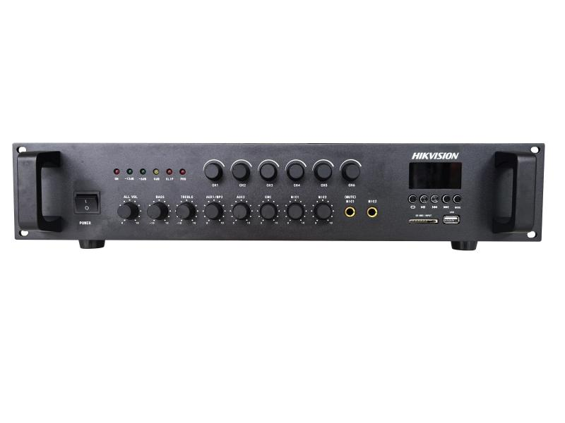 Hikvision DS-QAE0A120G1-VB6 120W 6-Zone Analog Amplifier