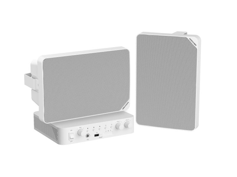 Hikvision DS-QAE0KA60120-2 Analog Audio Kit with 60W Analog Amplifier and 2* 20W Cabinet Speakers